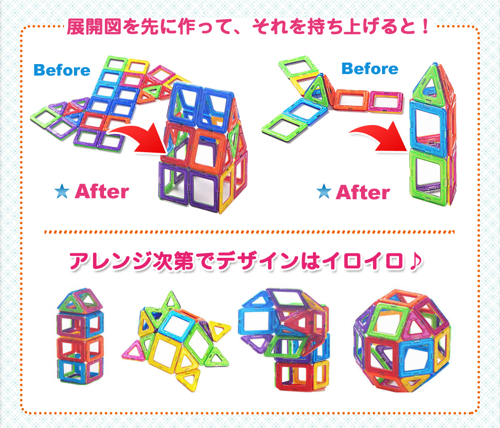 展開図を先に作ってそれを持ち上げると！